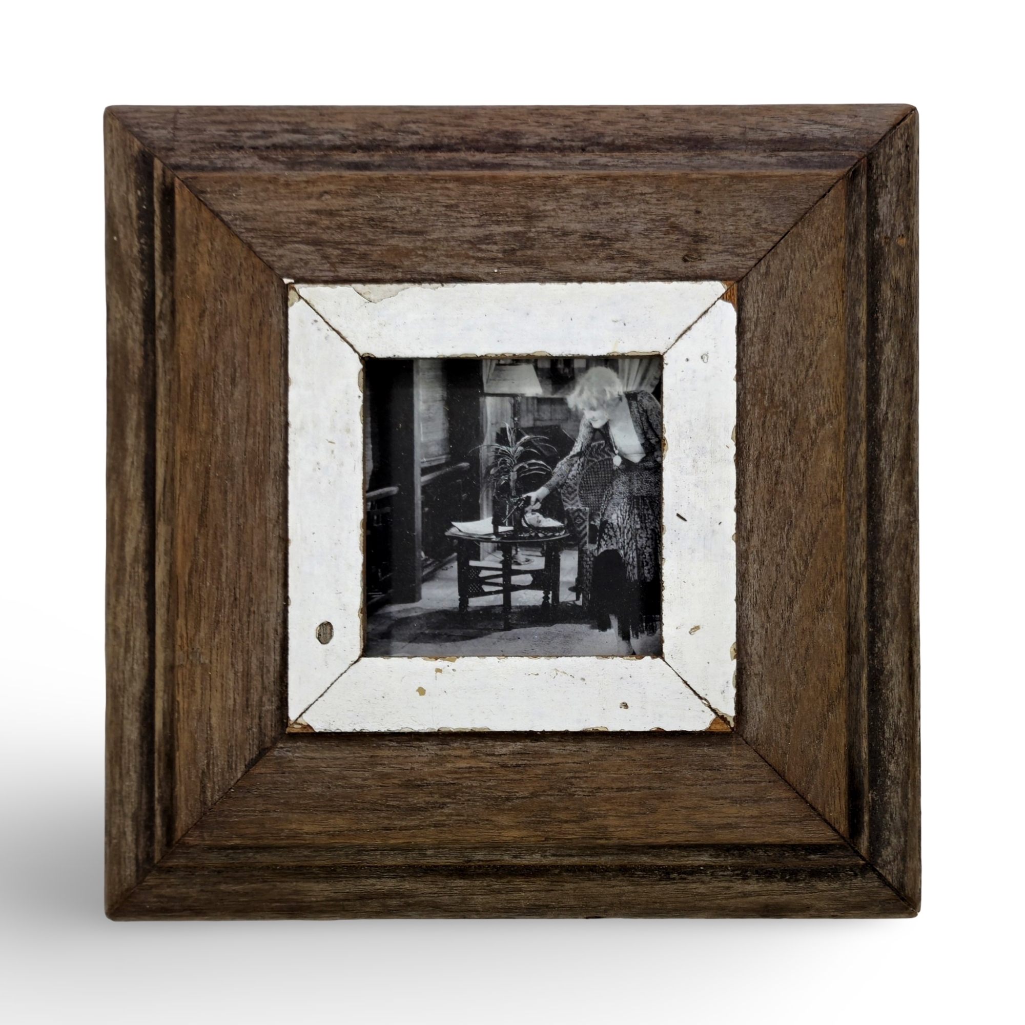 Reclaimed Wood Frame – 4x4 A6 Square – #30193